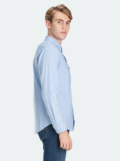 Slim Fit Sunset One Pocket Shirt