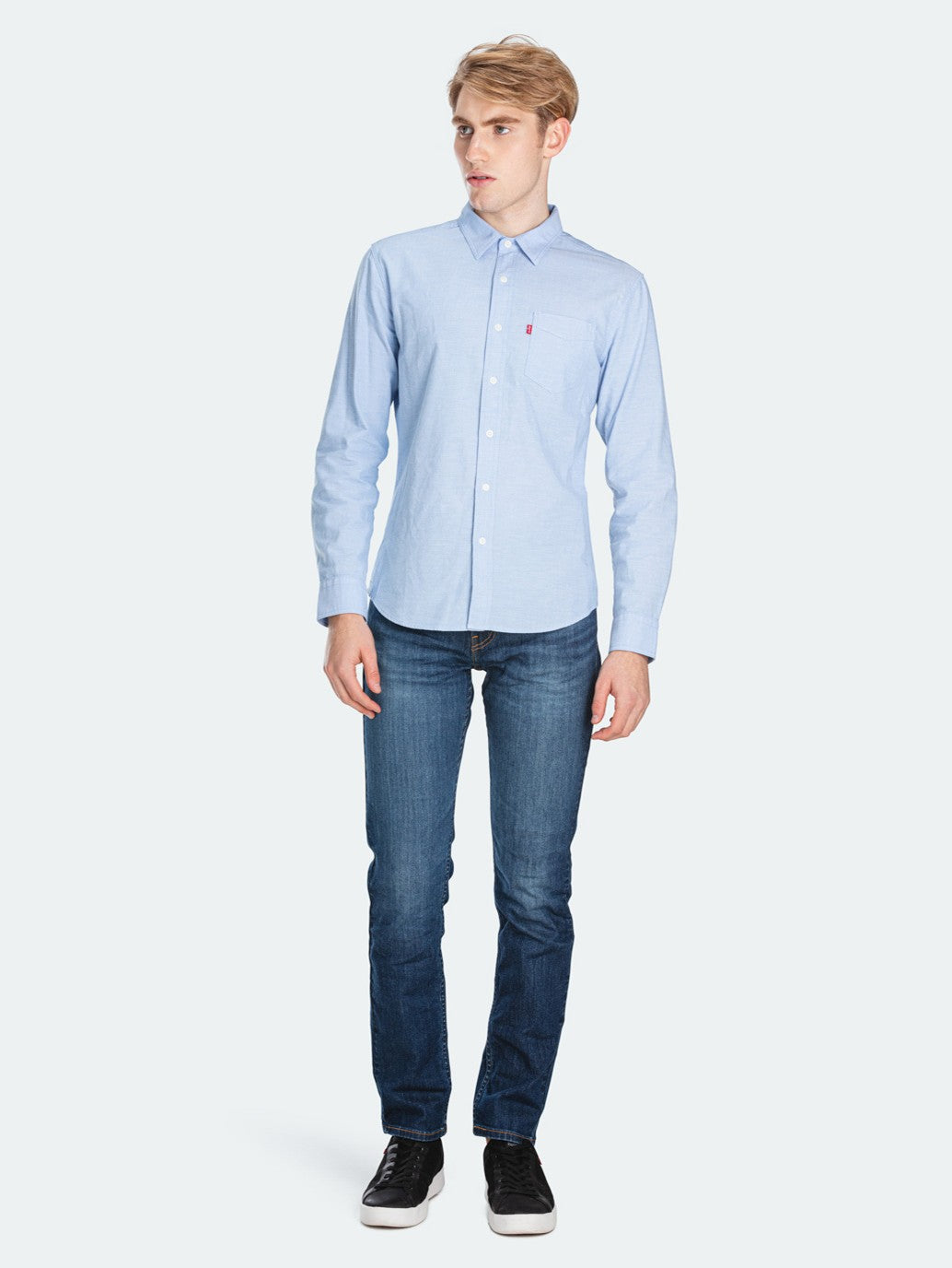 Slim Fit Sunset One Pocket Shirt
