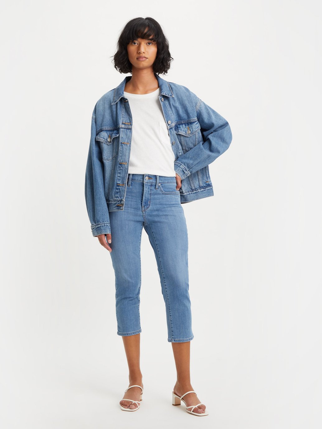 Levi's® 女士 311 塑形緊身七分褲