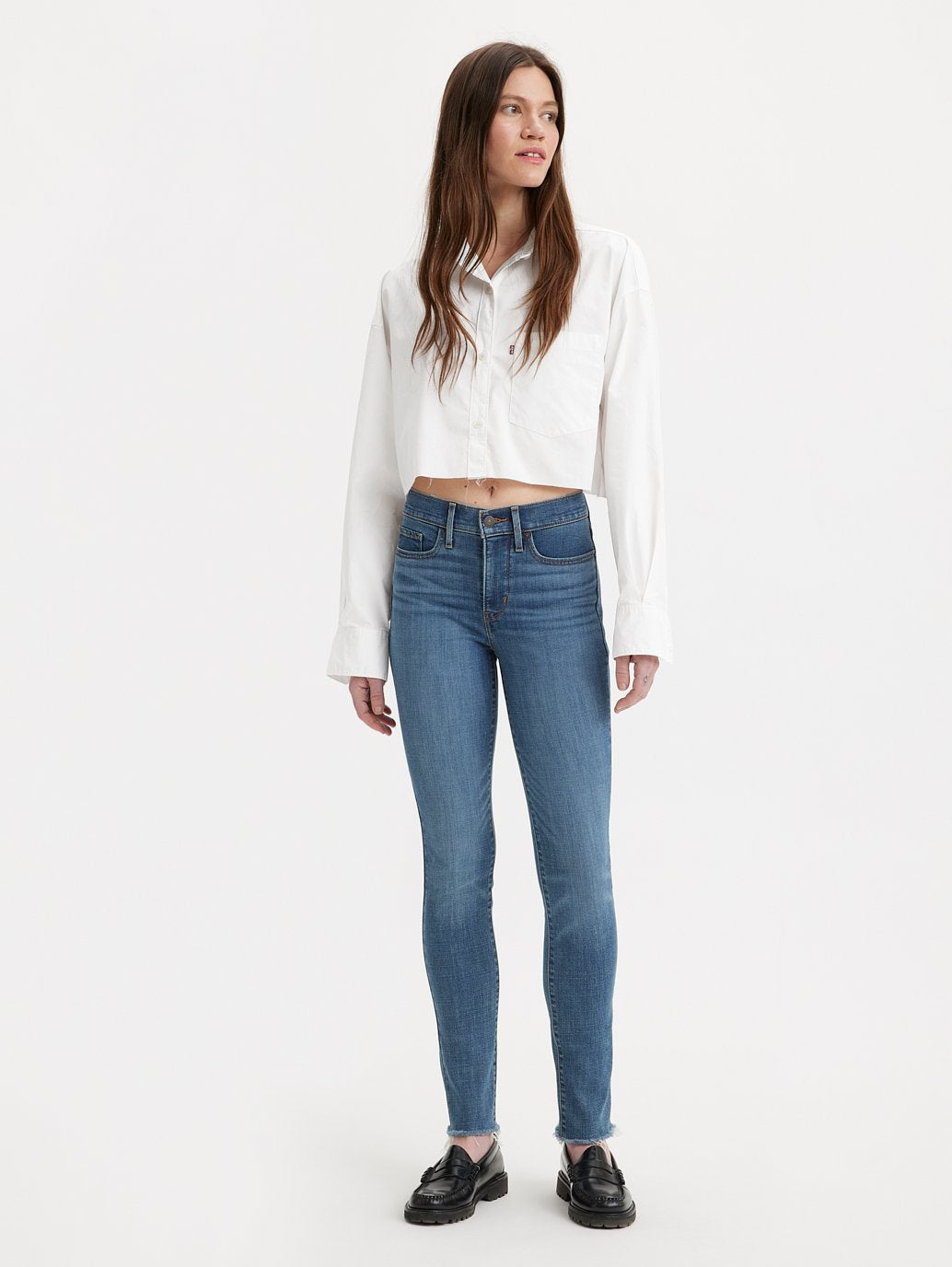 Levi's® 女士 311 塑形緊身牛仔褲
