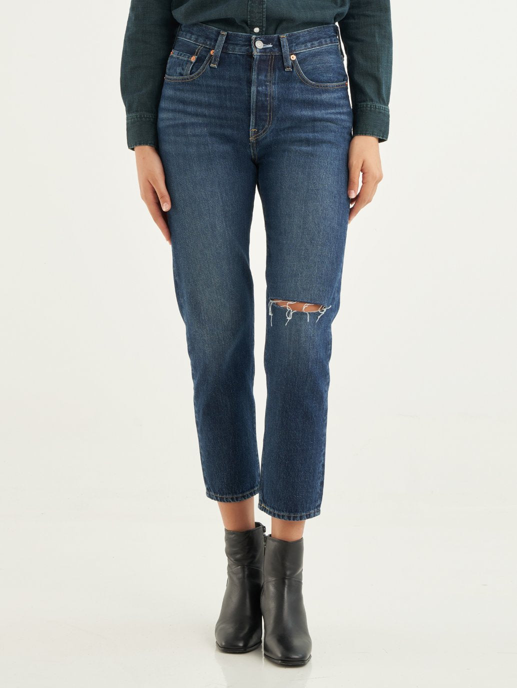 Levi's® 女式 501® Original 九分牛仔褲