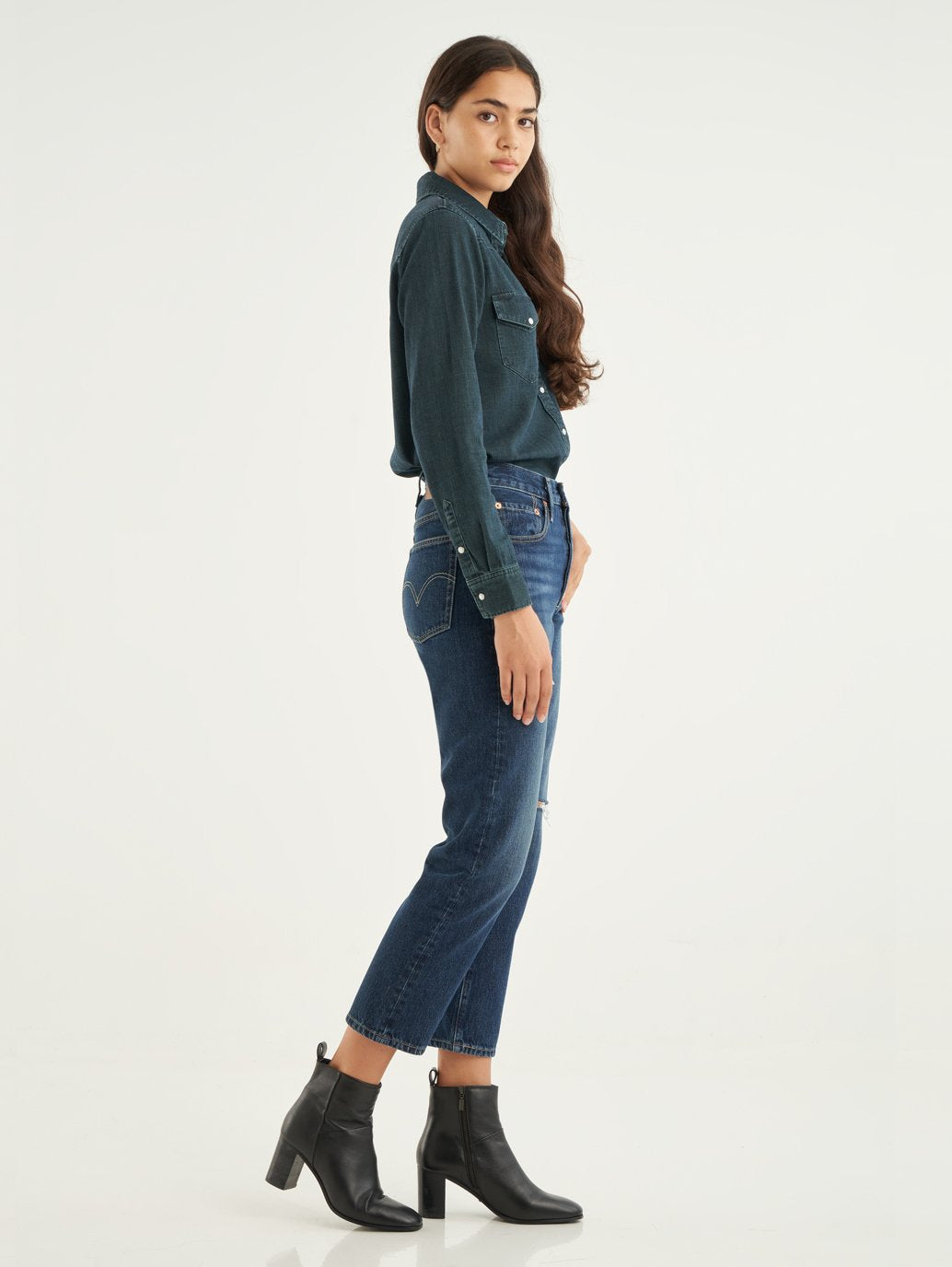 Levi's® 女式 501® Original 九分牛仔褲