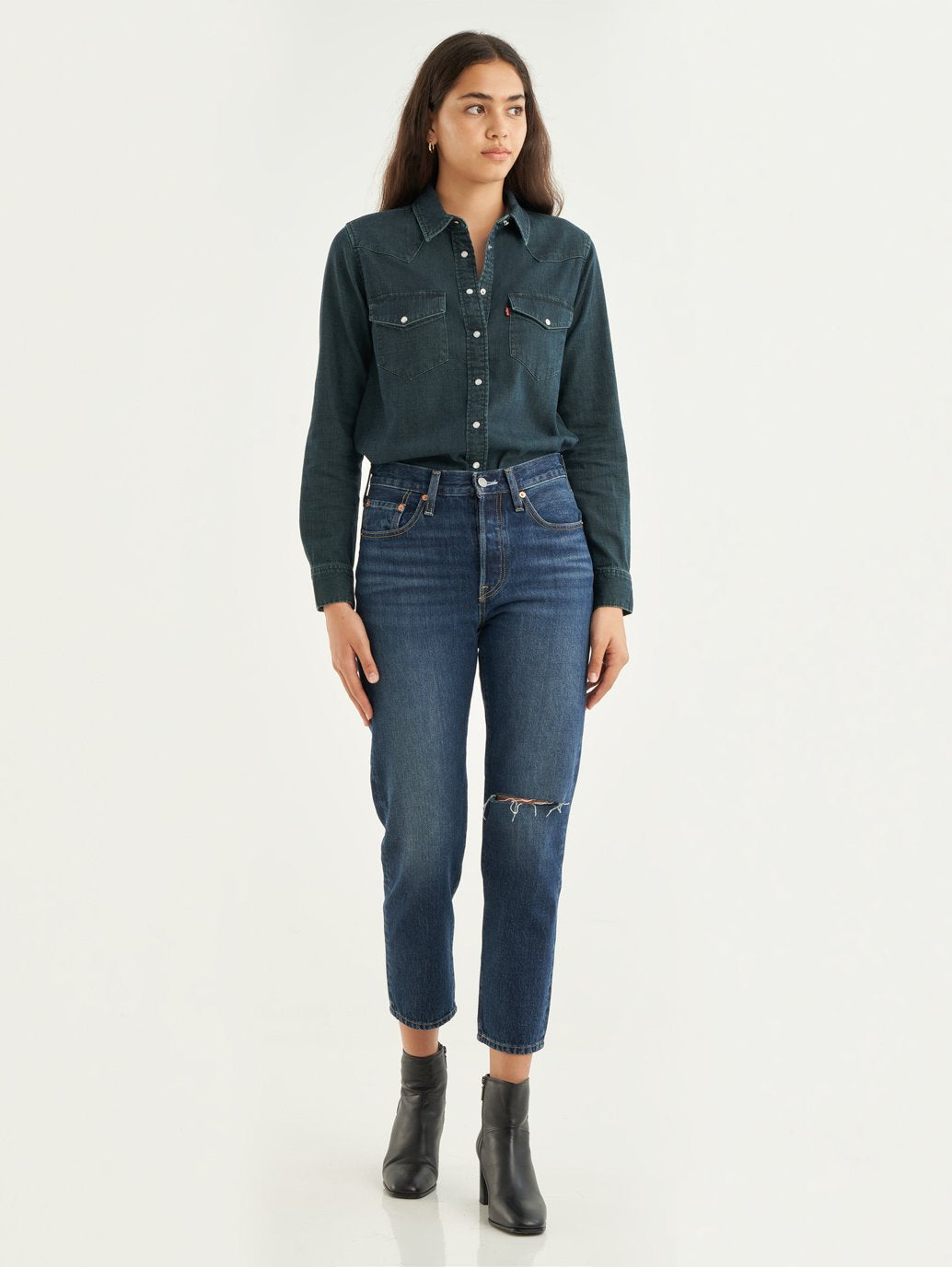 Levi's® 女式 501® Original 九分牛仔褲