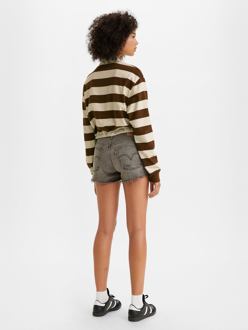 Levi's® 女士 501® Original 高腰牛仔短褲
