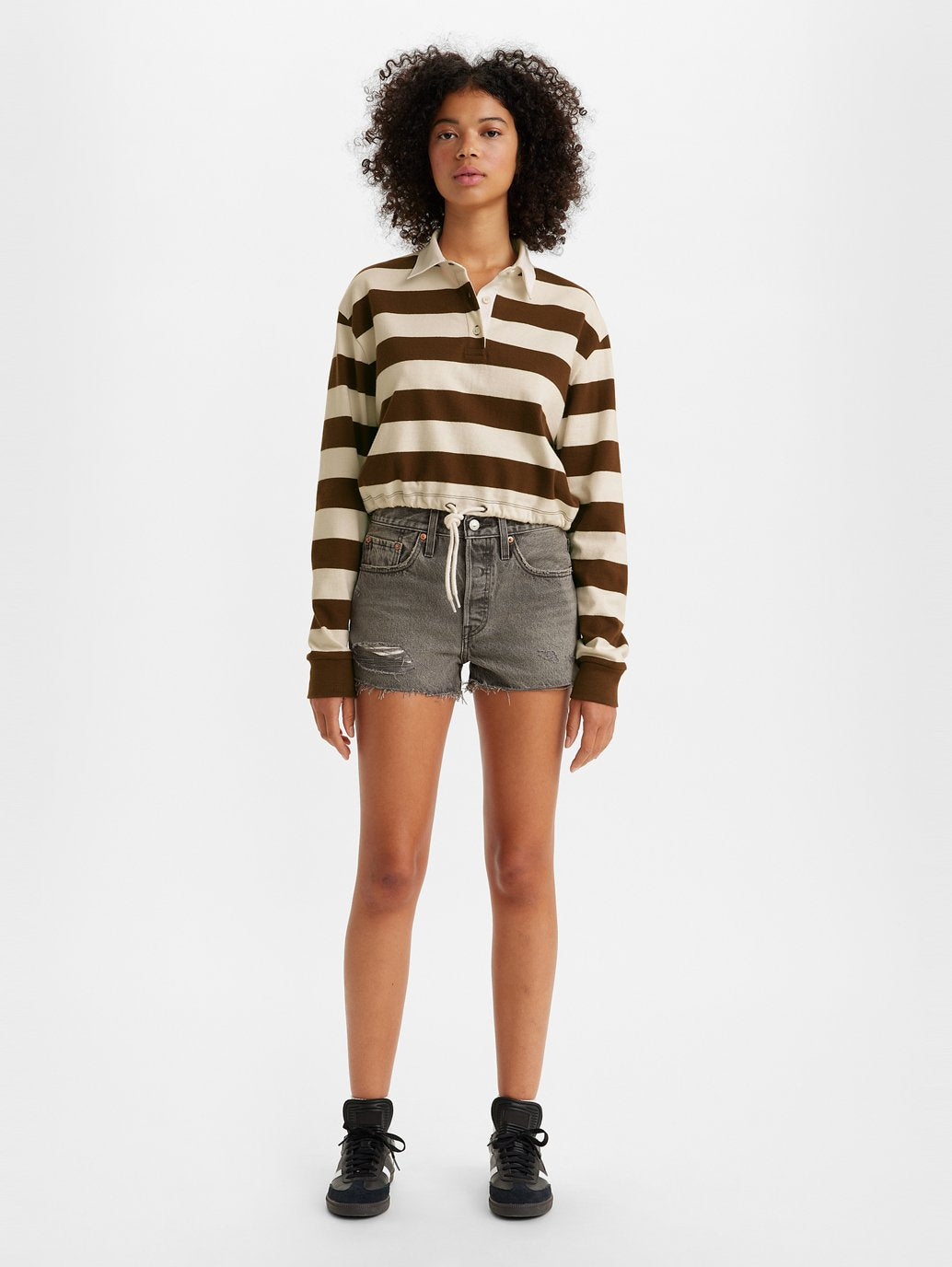 Levi's® 女士 501® Original 高腰牛仔短褲
