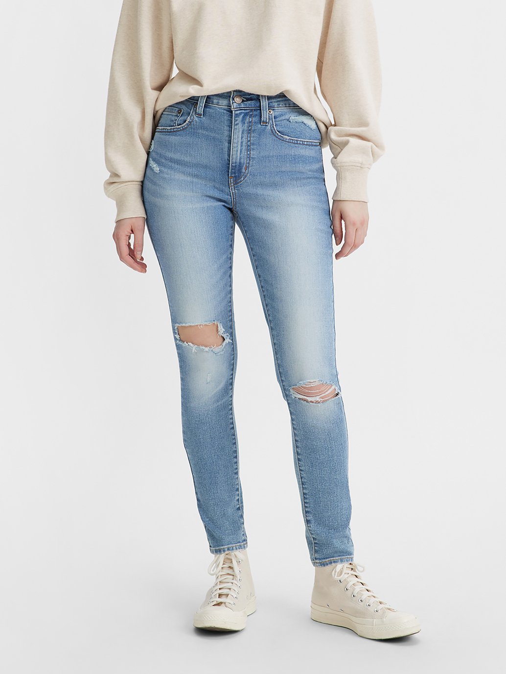Levi's® 女款 721 高腰緊身牛仔褲
