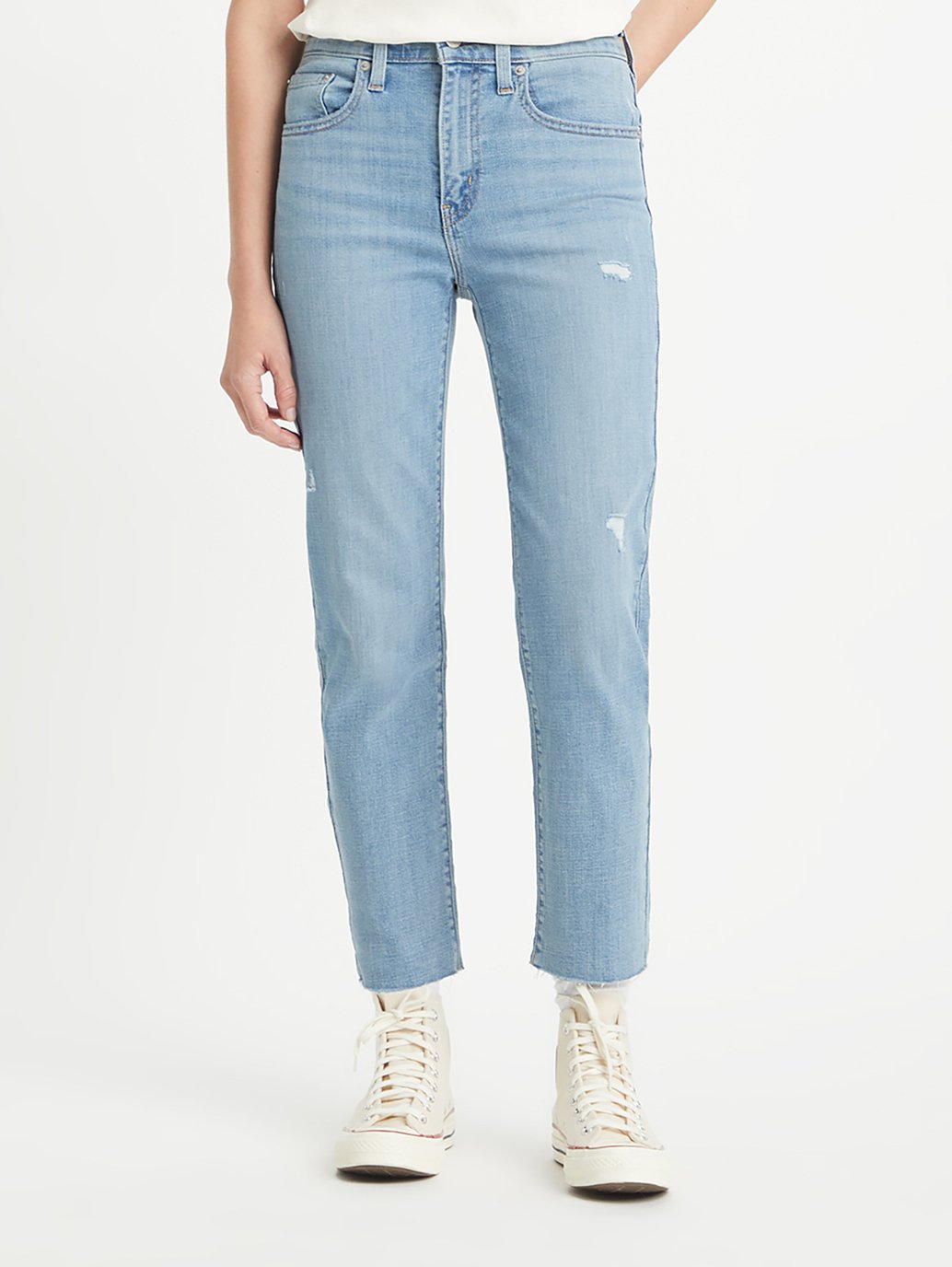 Levi's® 女式 724 高腰直筒九分牛仔褲
