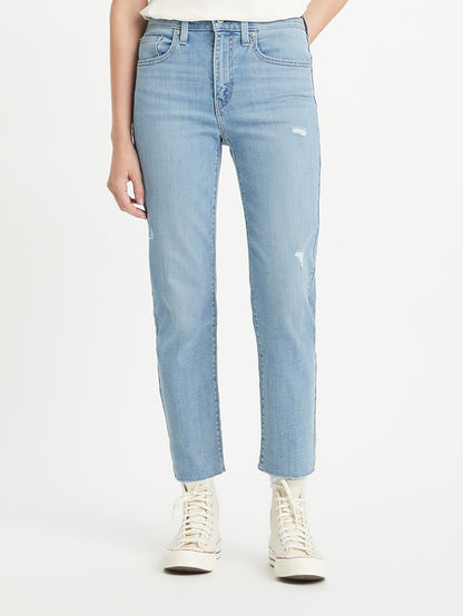 Levi's® 女式 724 高腰直筒九分牛仔褲