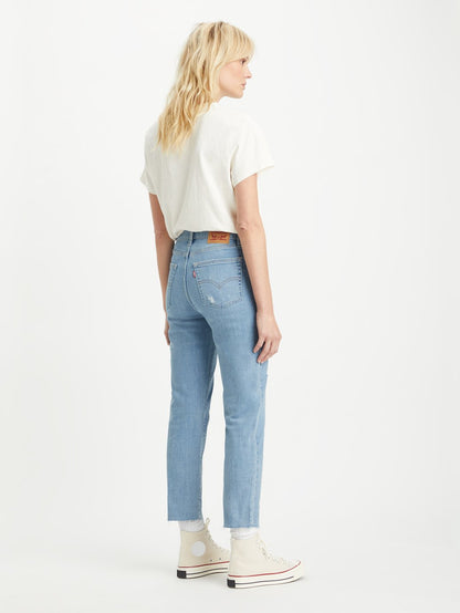 Levi's® 女式 724 高腰直筒九分牛仔褲