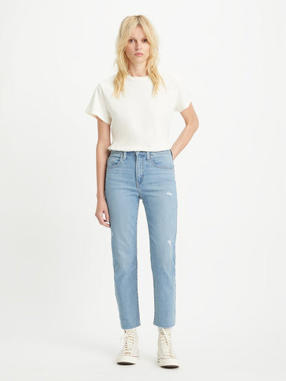 Levi's® 女式 724 高腰直筒九分牛仔褲