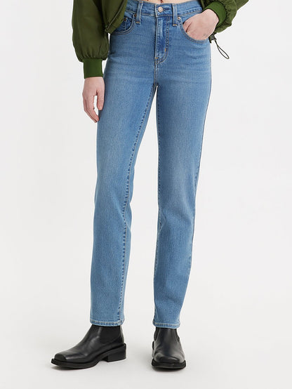Levi's® 女式 724 高腰直筒九分牛仔褲