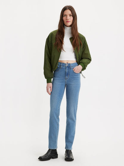 Levi's® 女式 724 高腰直筒九分牛仔褲
