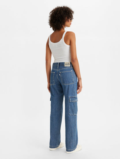 Levi's® 94 年女用寬鬆 SilverTab™ 工裝牛仔褲