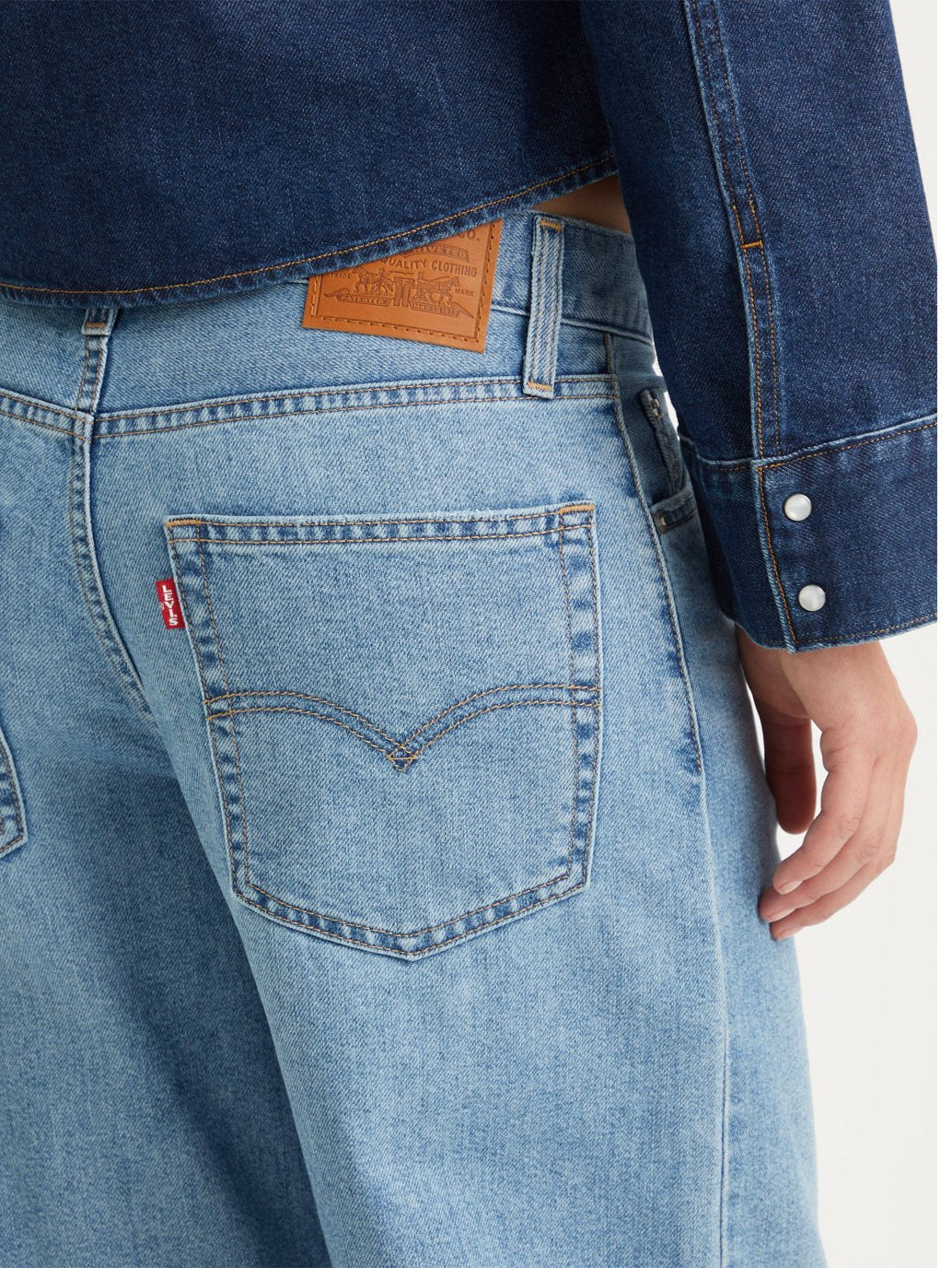 Levi's® 女用寬鬆老爹牛仔褲