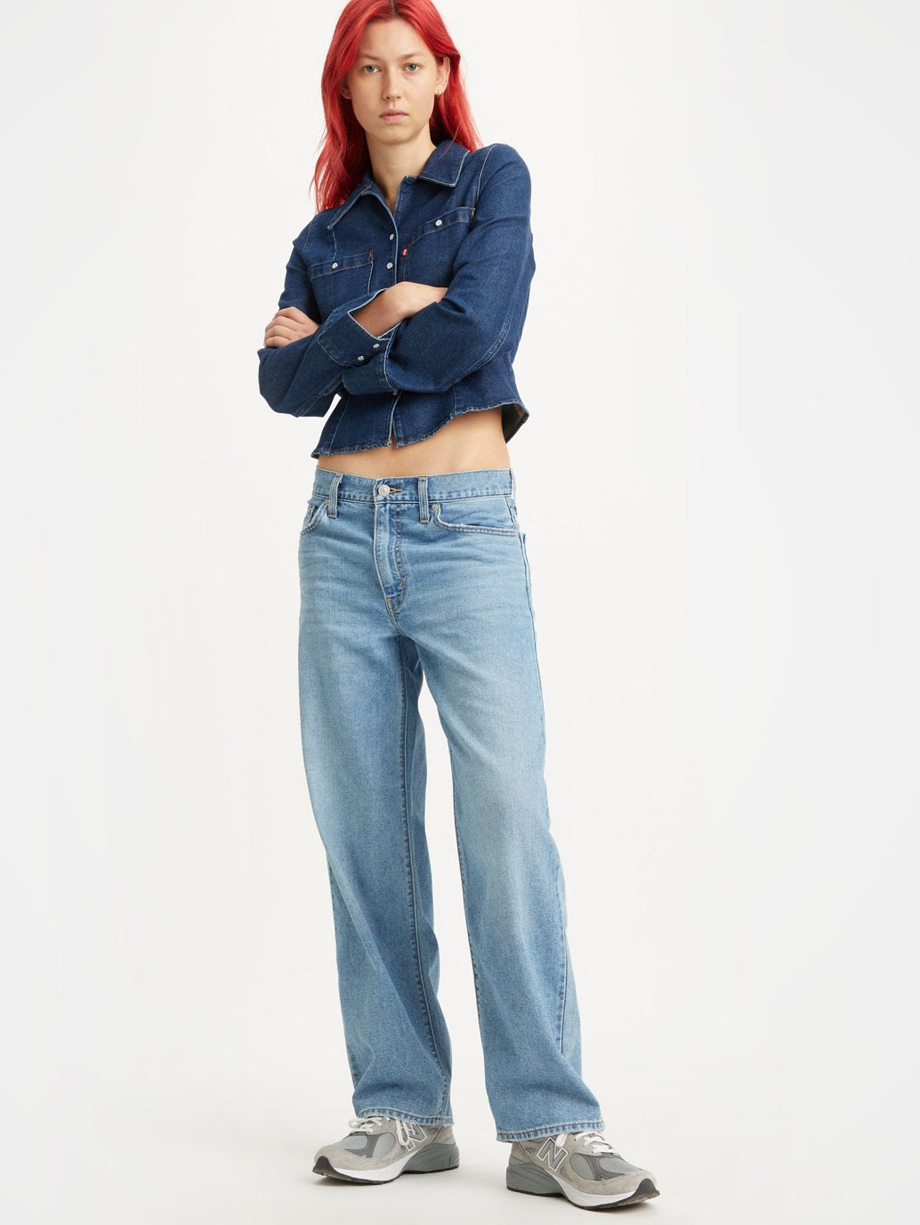 Levi's® 女用寬鬆老爹牛仔褲