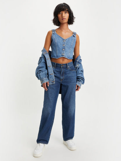 Levi's® 女用寬鬆老爹牛仔褲
