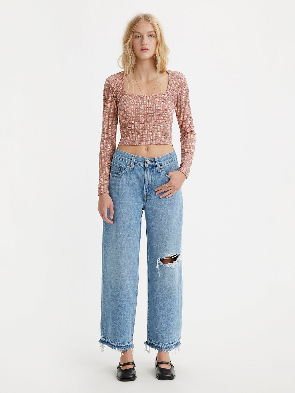 Levi's® 女士寬鬆高水牛仔褲