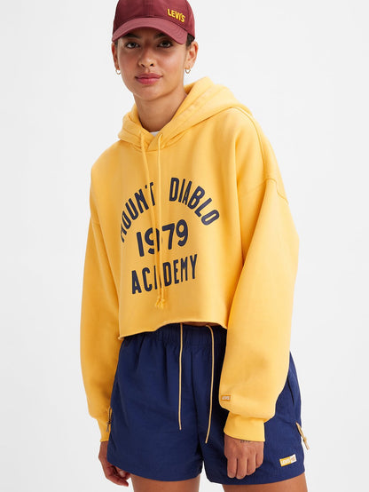 Levi's® 女款 Gold Tab™ 90 年代毛邊連帽衫