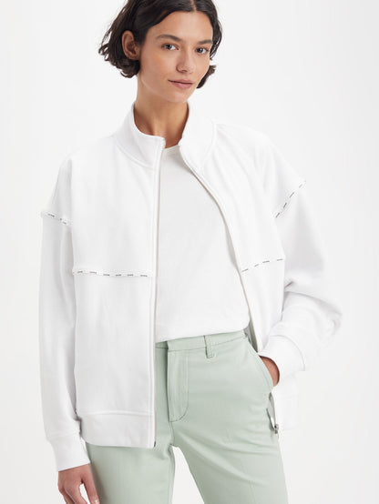 Levi's® 女士圖案彈性拉鍊運動衫