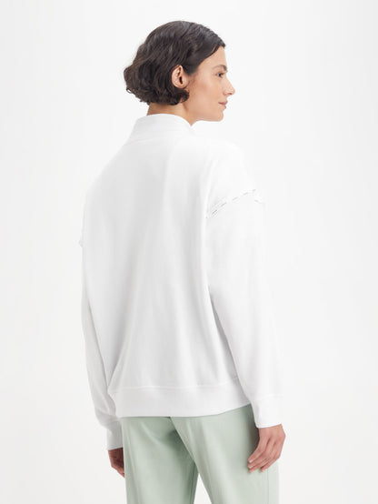 Levi's® 女士圖案彈性拉鍊運動衫
