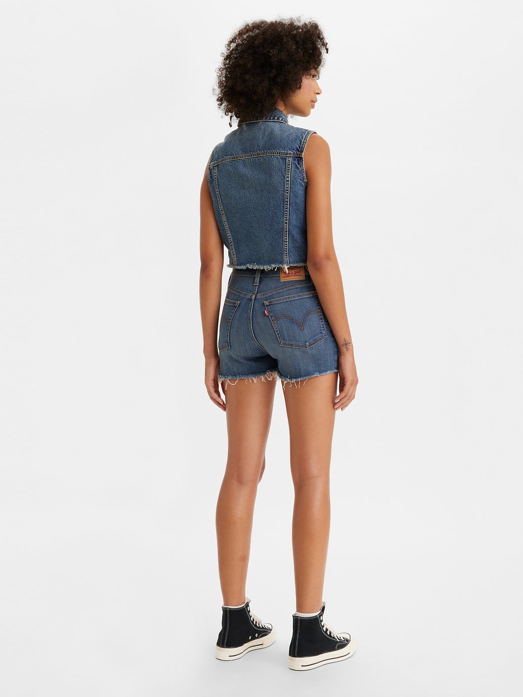 Levi's® 女士高腰短褲