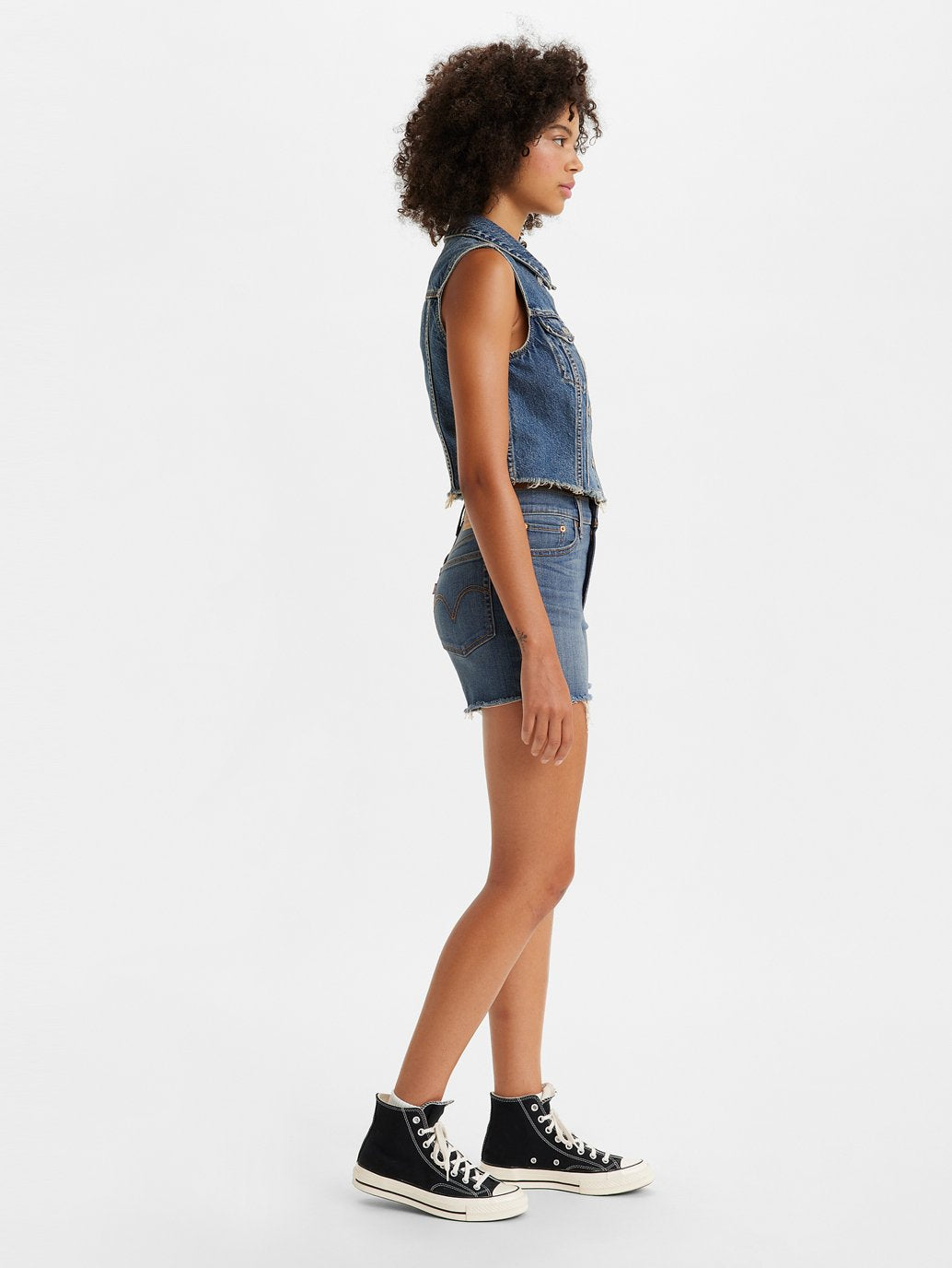 Levi's® 女士高腰短褲