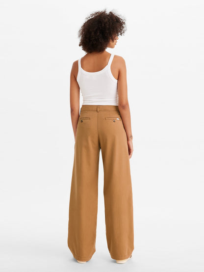 Levi's® 女款高腰褶襉長褲