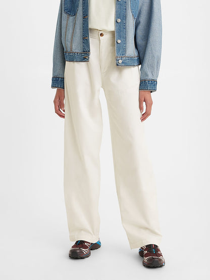 Levi's® 女款高腰褶襉長褲