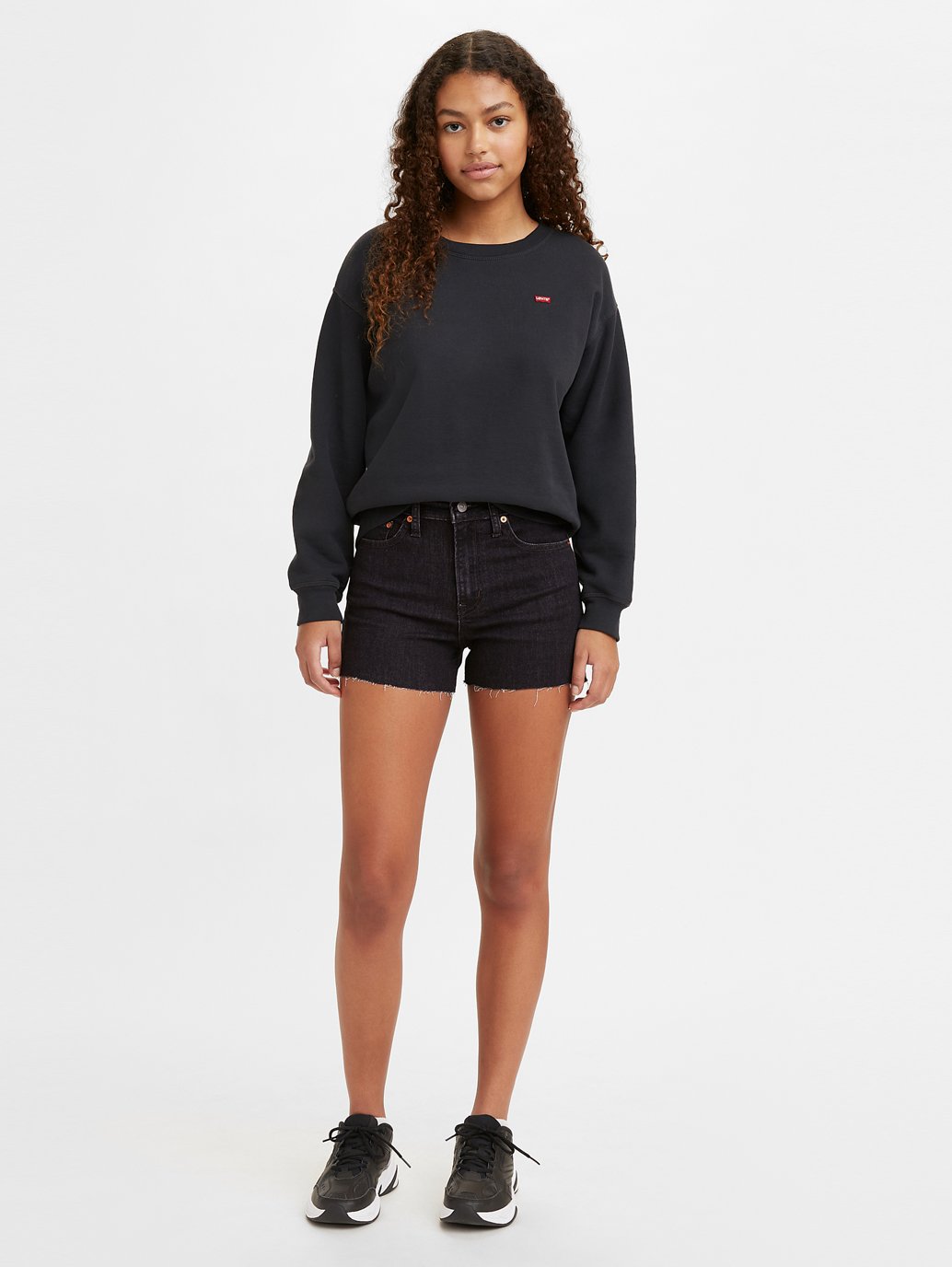 Levi's® 女士高腰牛仔短褲