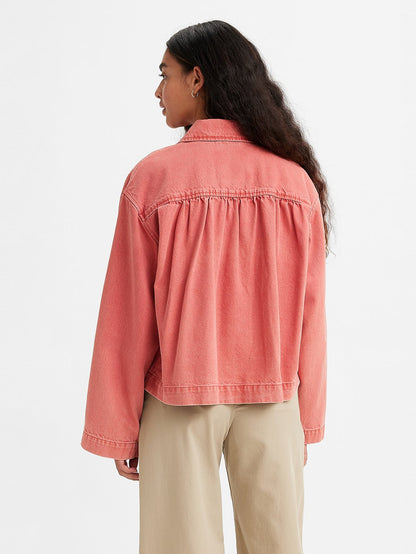 Levi's® 女款 Kaede 棉質準備大衣