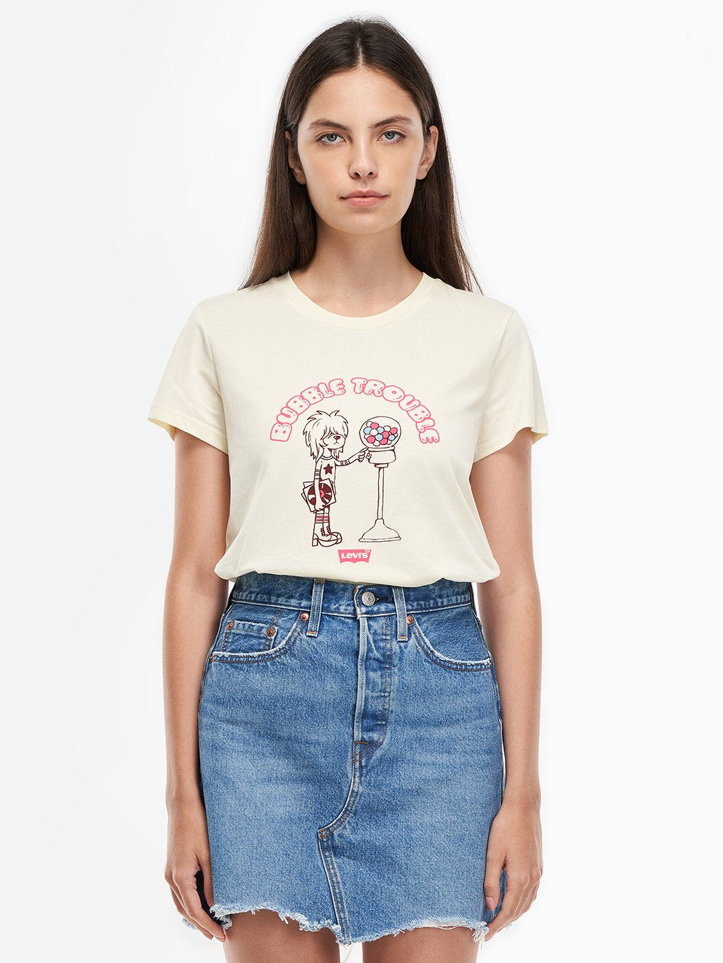 Levi's® 女用標誌完美 T 卹