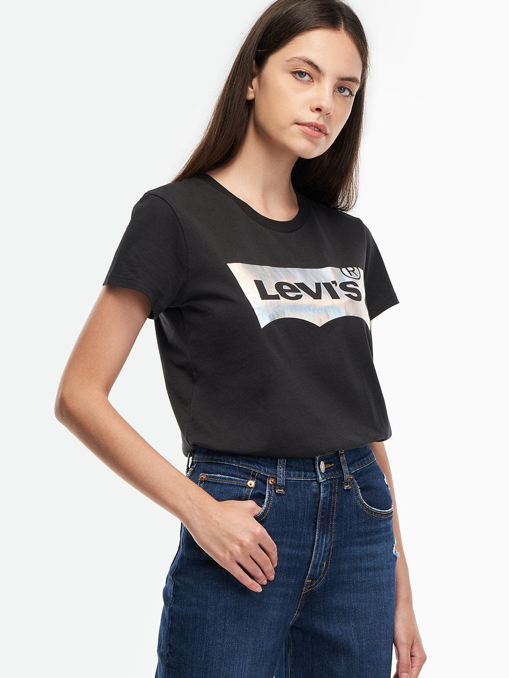 Levi's® 女用標誌完美 T 卹