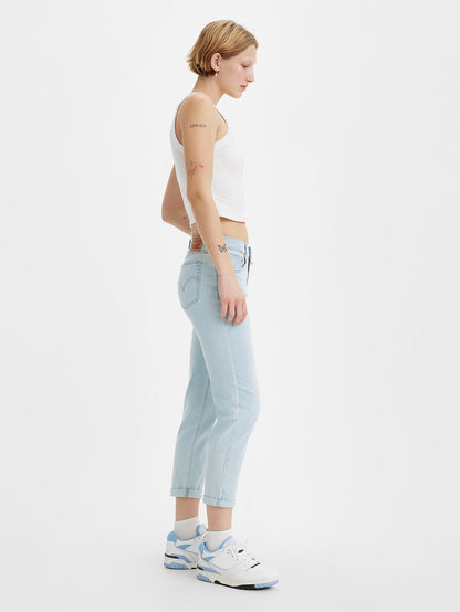 Levi's® 女式中腰男友風牛仔褲