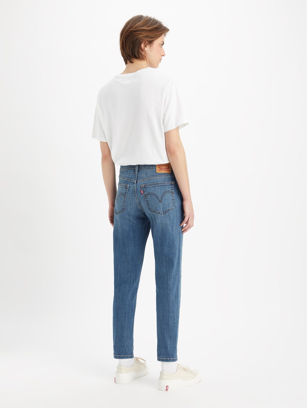Levi's® 女式中腰男友風牛仔褲