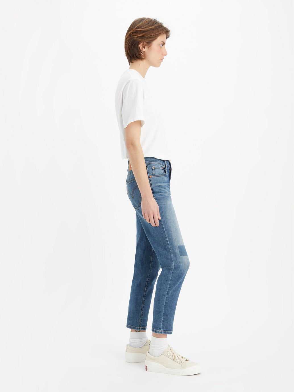 Levi's® 女式中腰男友風牛仔褲