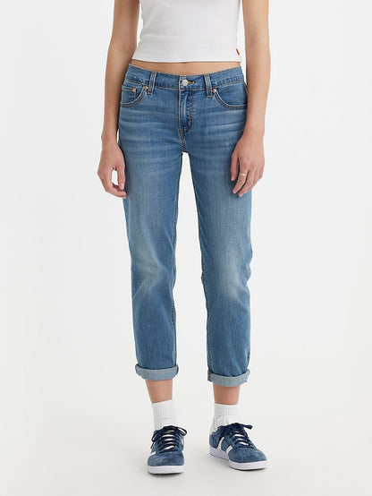 Levi's® 女式中腰男友風牛仔褲
