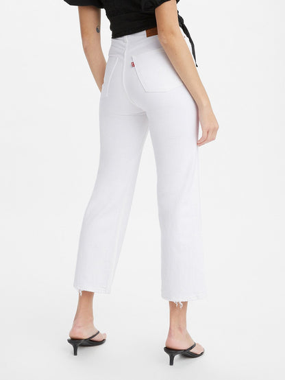 Levi's® 女款 Ribcage 直筒牛仔褲