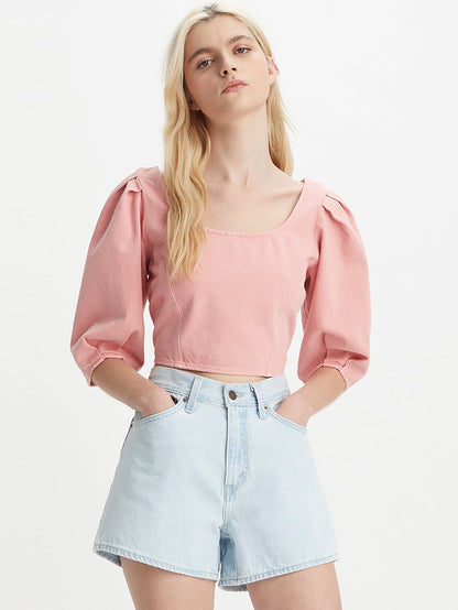 Levi's® 女童軍牛仔襯衫