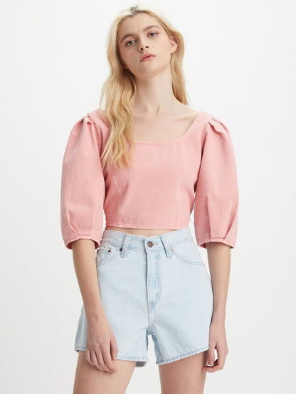 Levi's® 女童軍牛仔襯衫