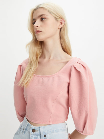Levi's® 女童軍牛仔襯衫