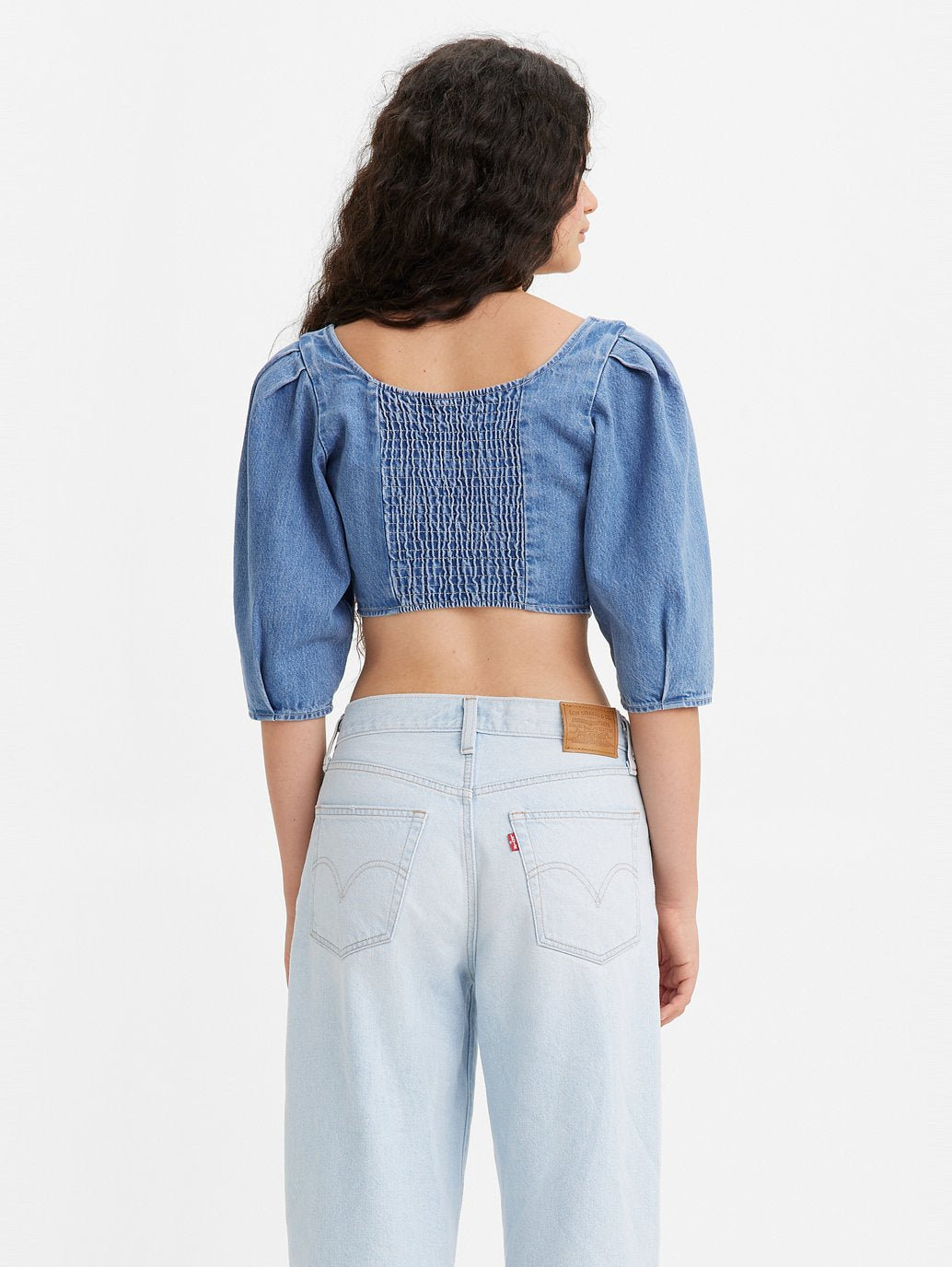 Levi's® 女童軍牛仔襯衫