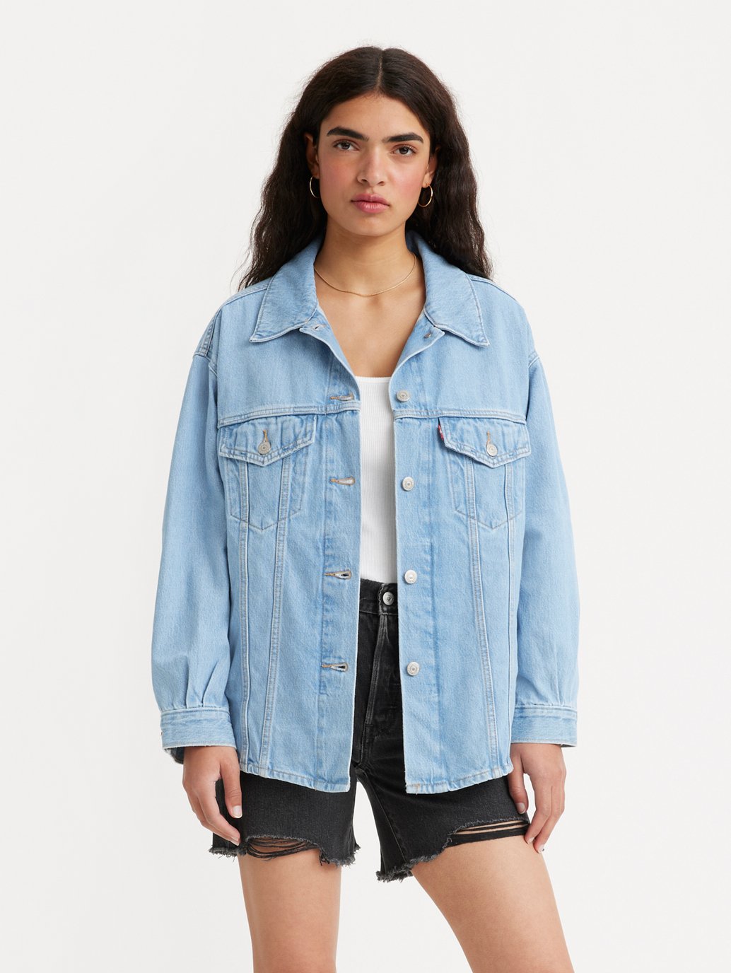 Levi's® 女式無袖卡車司機夾克