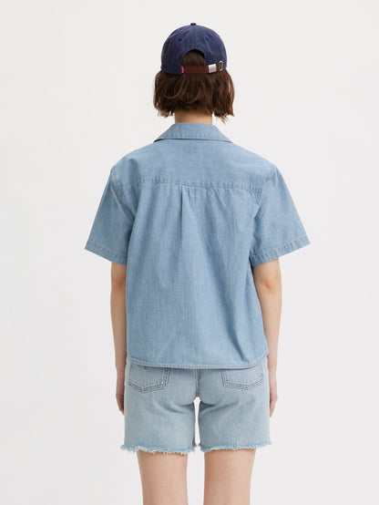 Levi's® 女士短袖 Aiden 襯衫