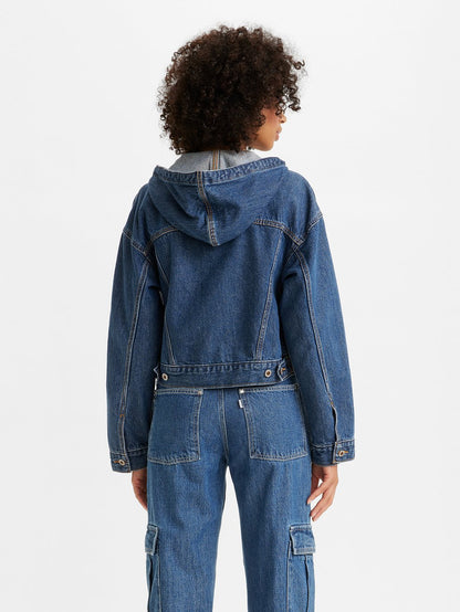 Levi's® 女款 SilverTab™ 連帽卡車司機夾克