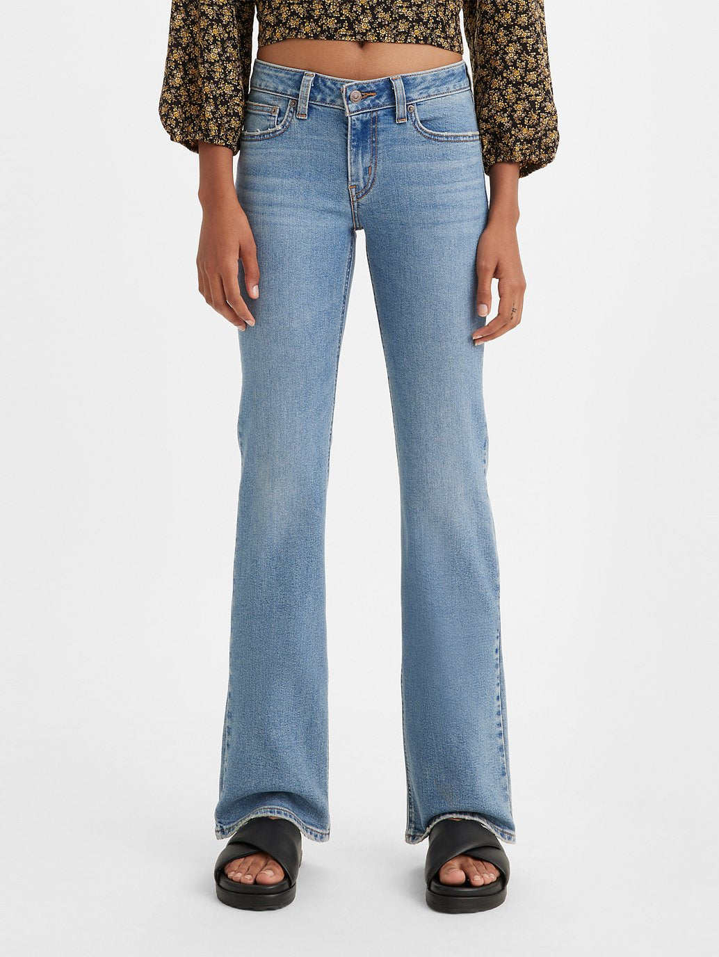 Levi's® 女士超低微喇牛仔褲