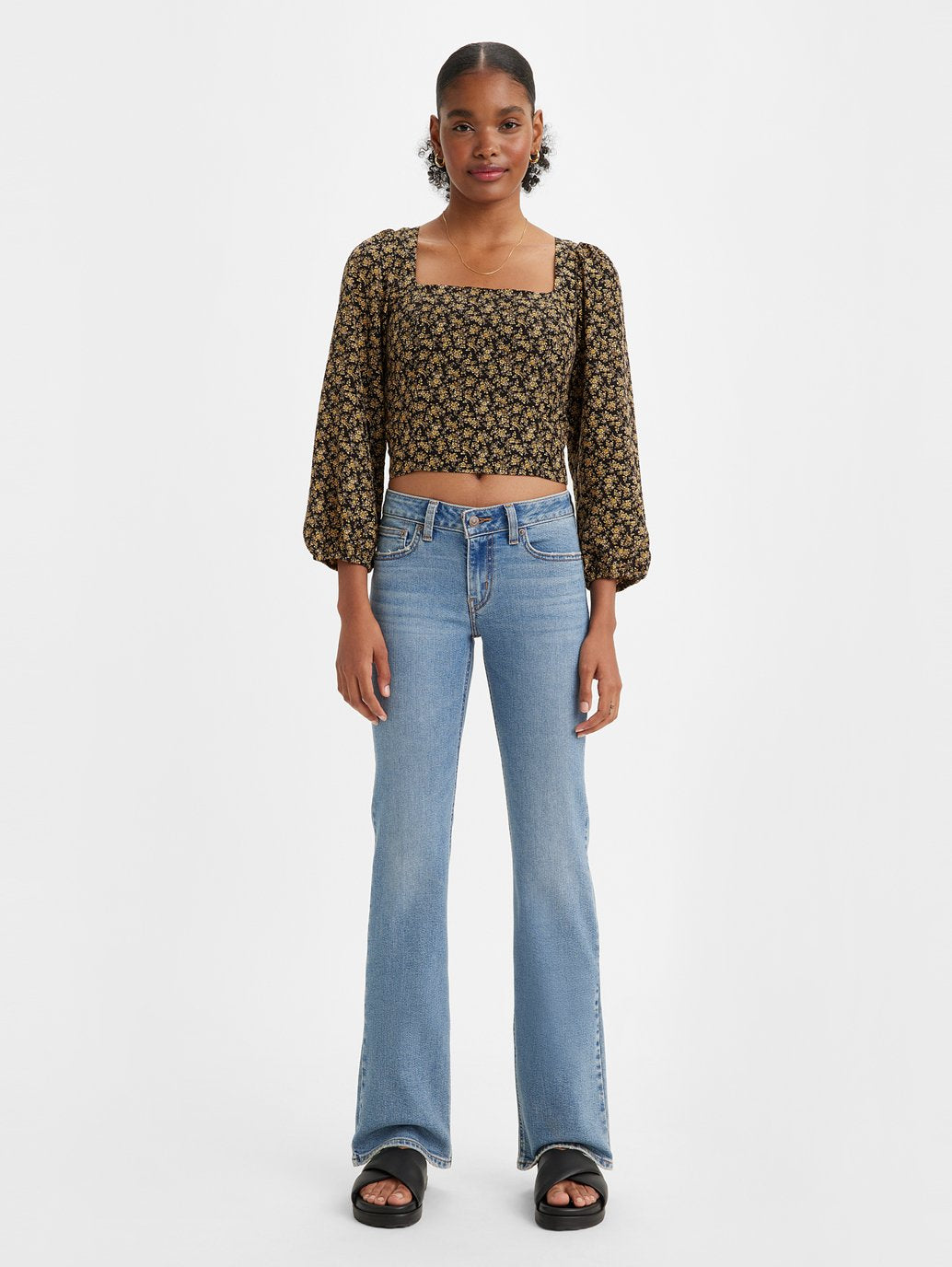 Levi's® 女士超低微喇牛仔褲