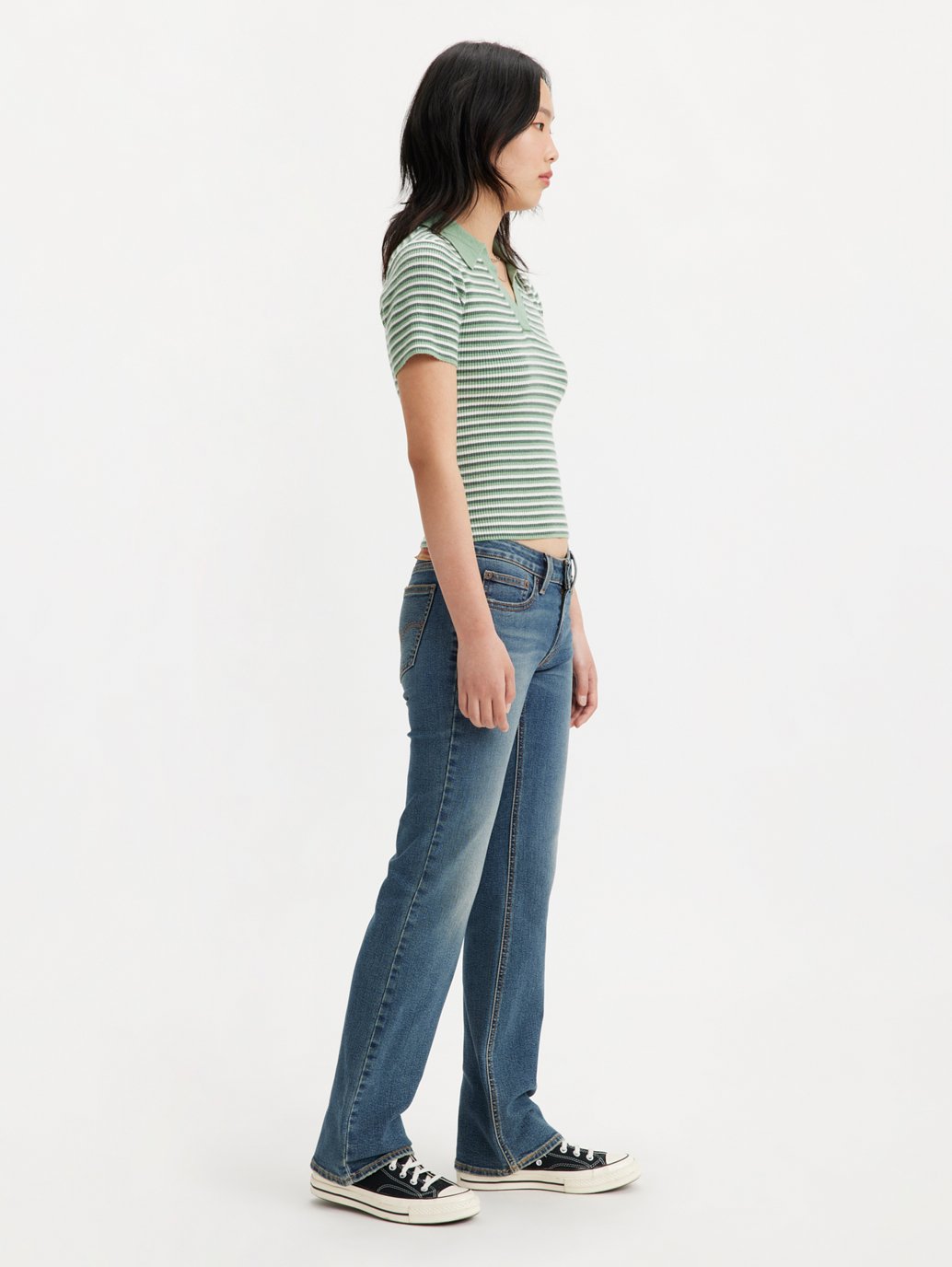 Levi's® 女士超低微喇牛仔褲