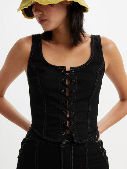 Levi's® x Barbie Ferreira Lace-Up Corset