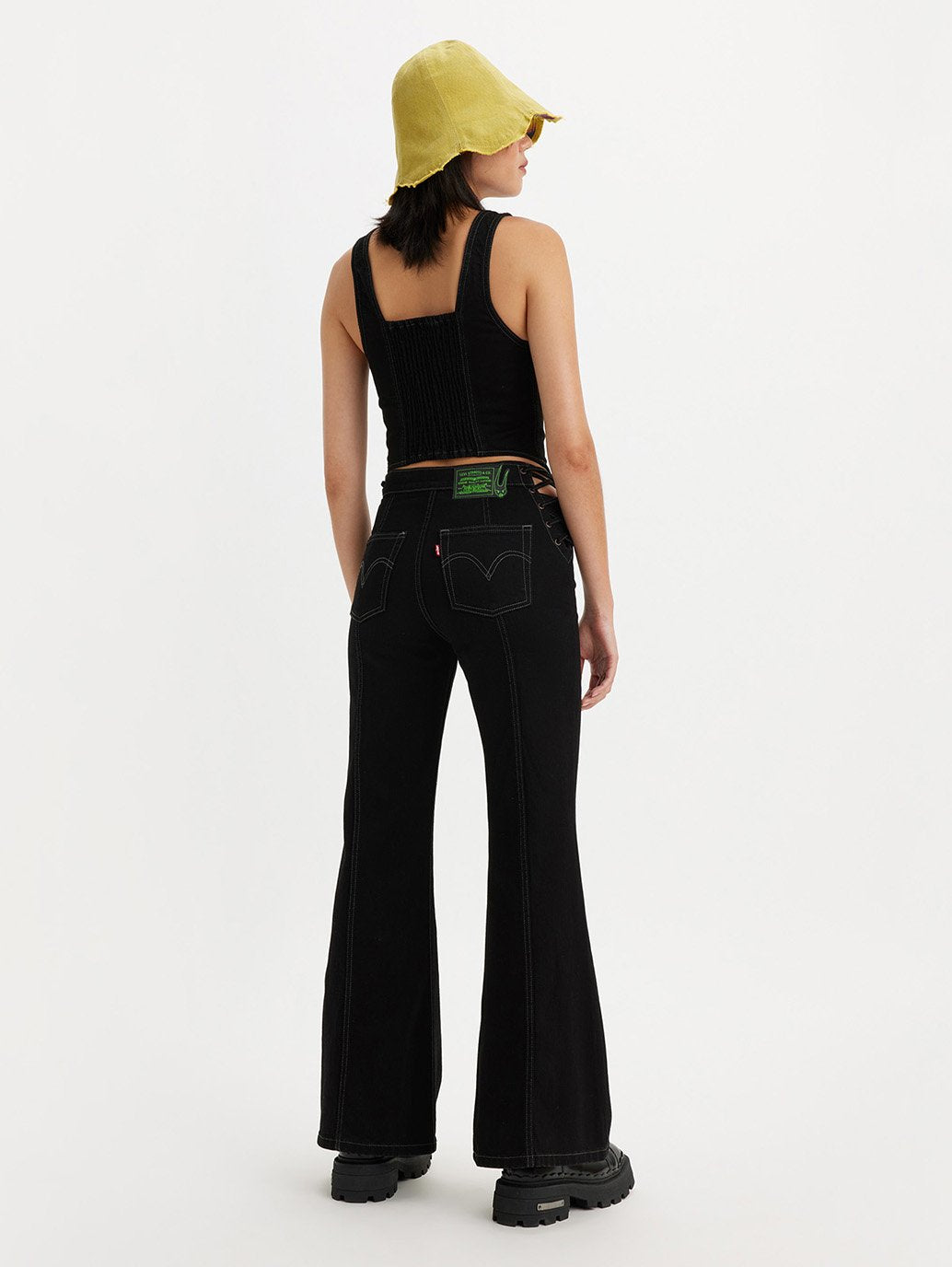 Levi's® x Barbie Ferreira Lace-Up Flare Jeans
