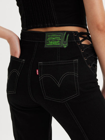 Levi's® x Barbie Ferreira Lace-Up Flare Jeans